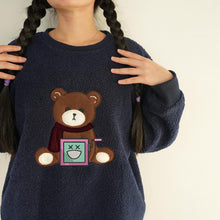 Load image into Gallery viewer, BTS - Bangtan Bear JHope (Women's Sherpa Sweatshirt)