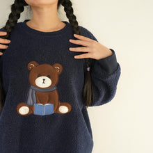Load image into Gallery viewer, BTS - Bangtan Bear RM (Women&#39;s Sherpa Sweatshirt)
