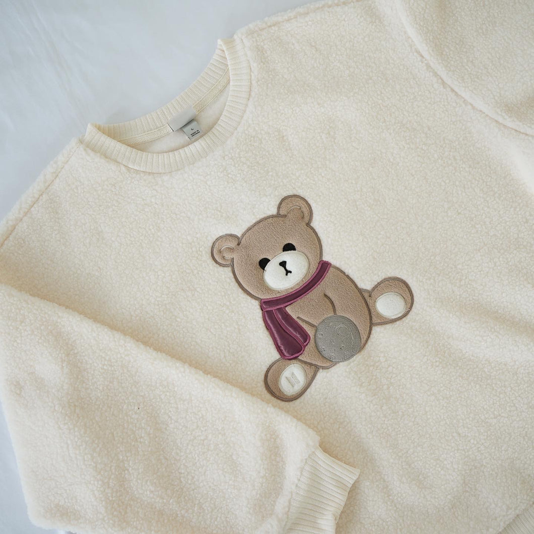 BTS - Bangtan Bear Jin (Women's Sherpa Sweatshirt)