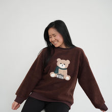 Load image into Gallery viewer, BTS - Bangtan Bear V (Women&#39;s Sherpa Sweatshirt)
