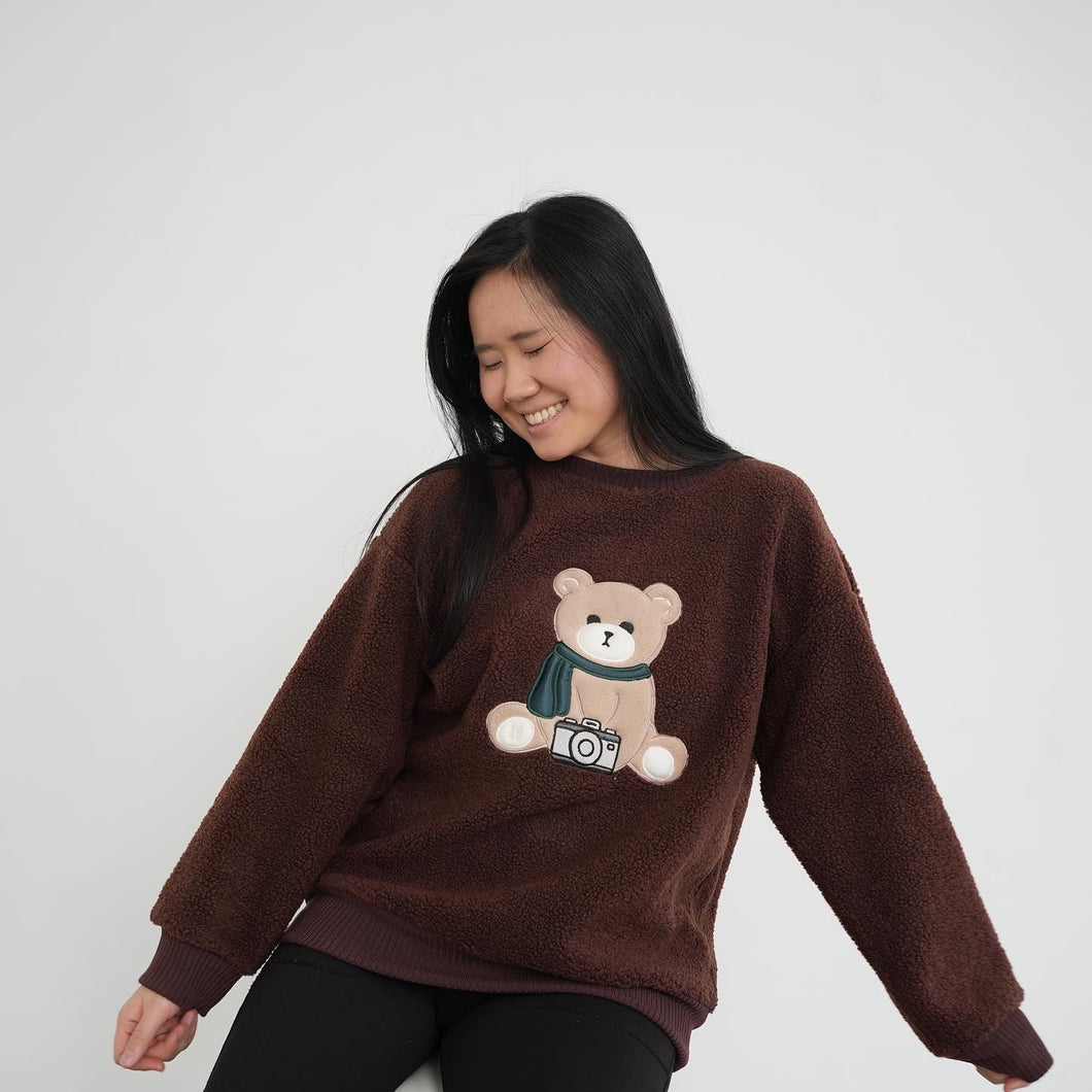BTS - Bangtan Bear V (Women's Sherpa Sweatshirt)