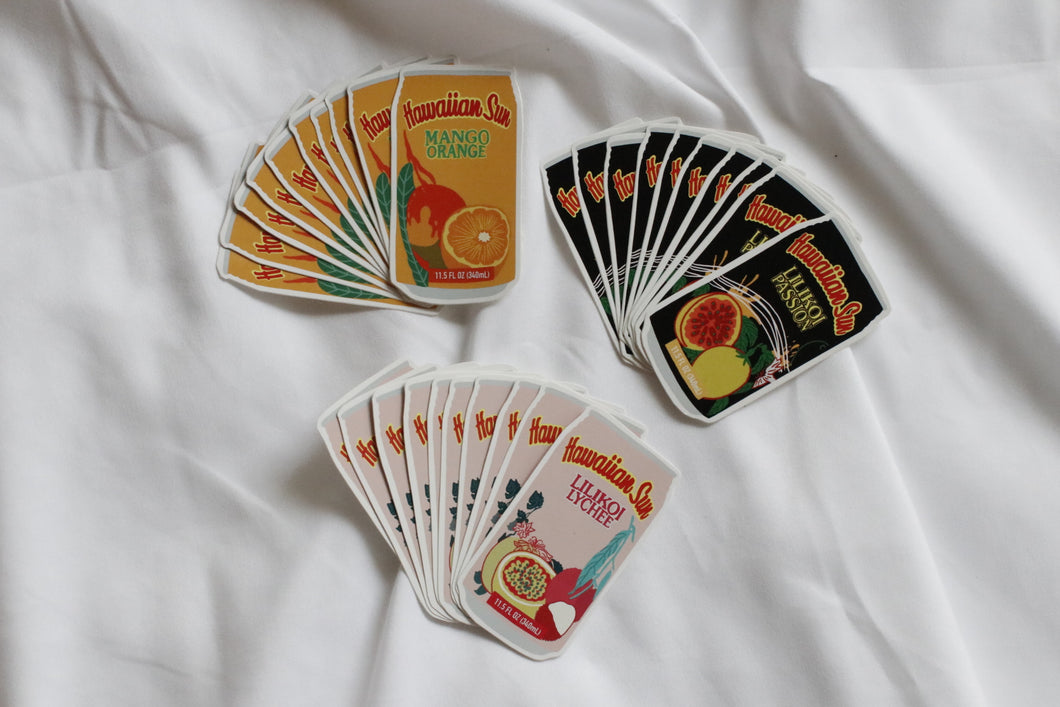 Hawaiian Sun Vinyl Stickers